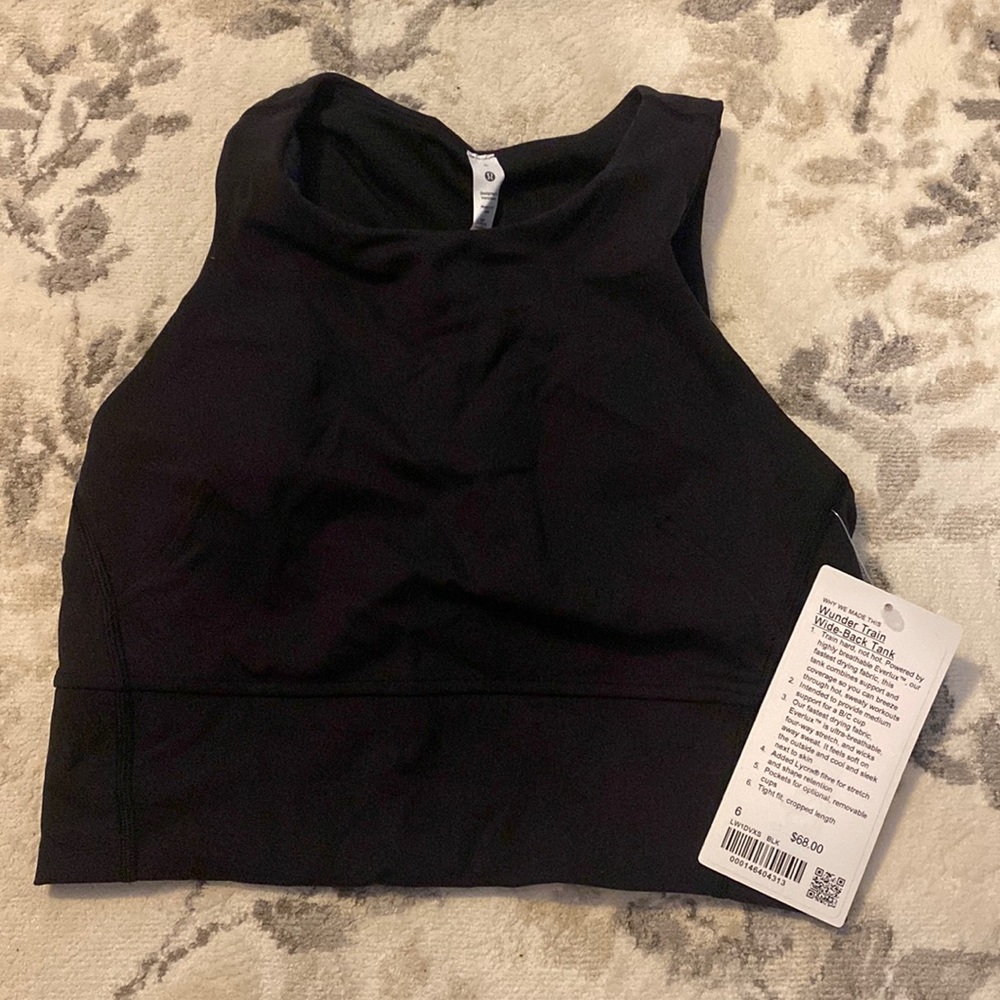 lululemon NWT wunder train wide back tank top